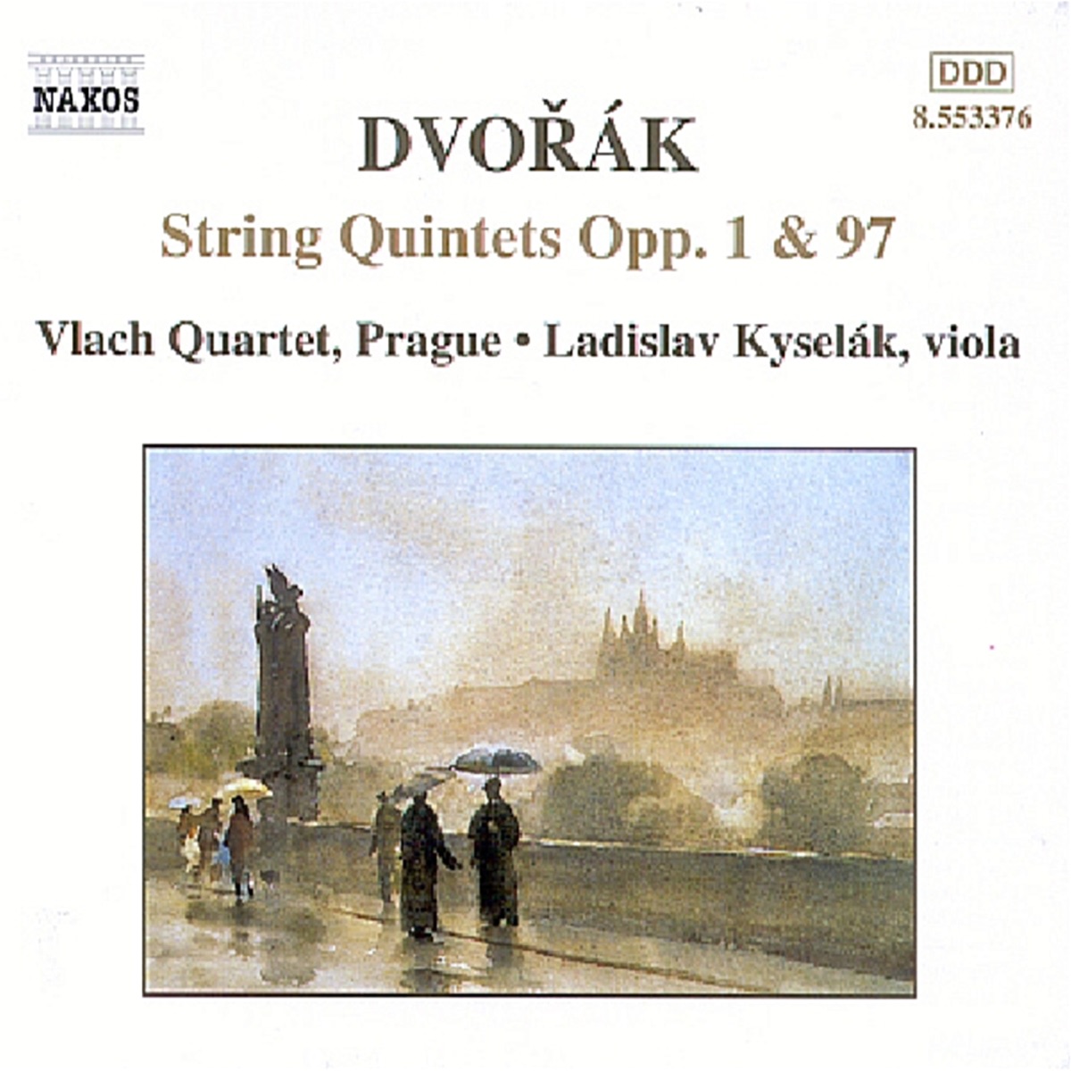 Dvorak: String Quintets Op. 1 & 97 by Ladislav Kyselak & Vlach Quartet Prague album cover