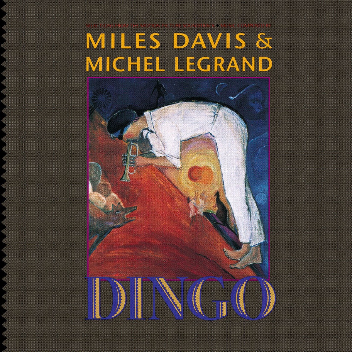 Dingo (Selections from the Motion Picture Soundtrack) by Miles Davis & Michel Legrand album cover