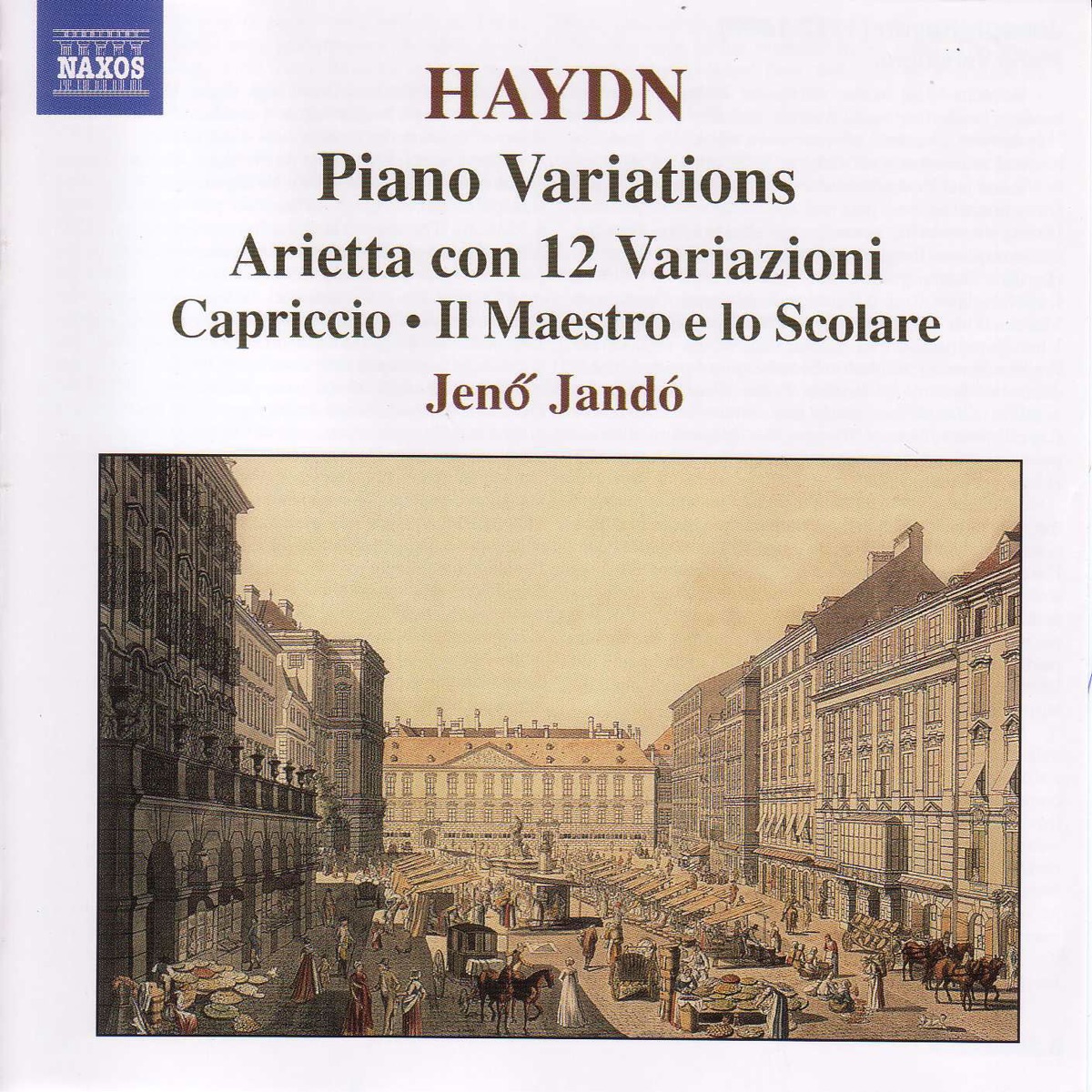 Haydn: Piano Variations by Jenő Jandó album cover