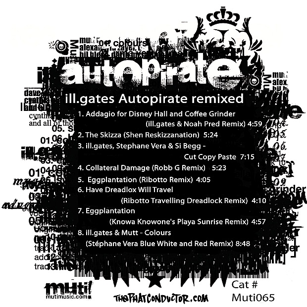 Autopirate Remixed by ill.gates album cover