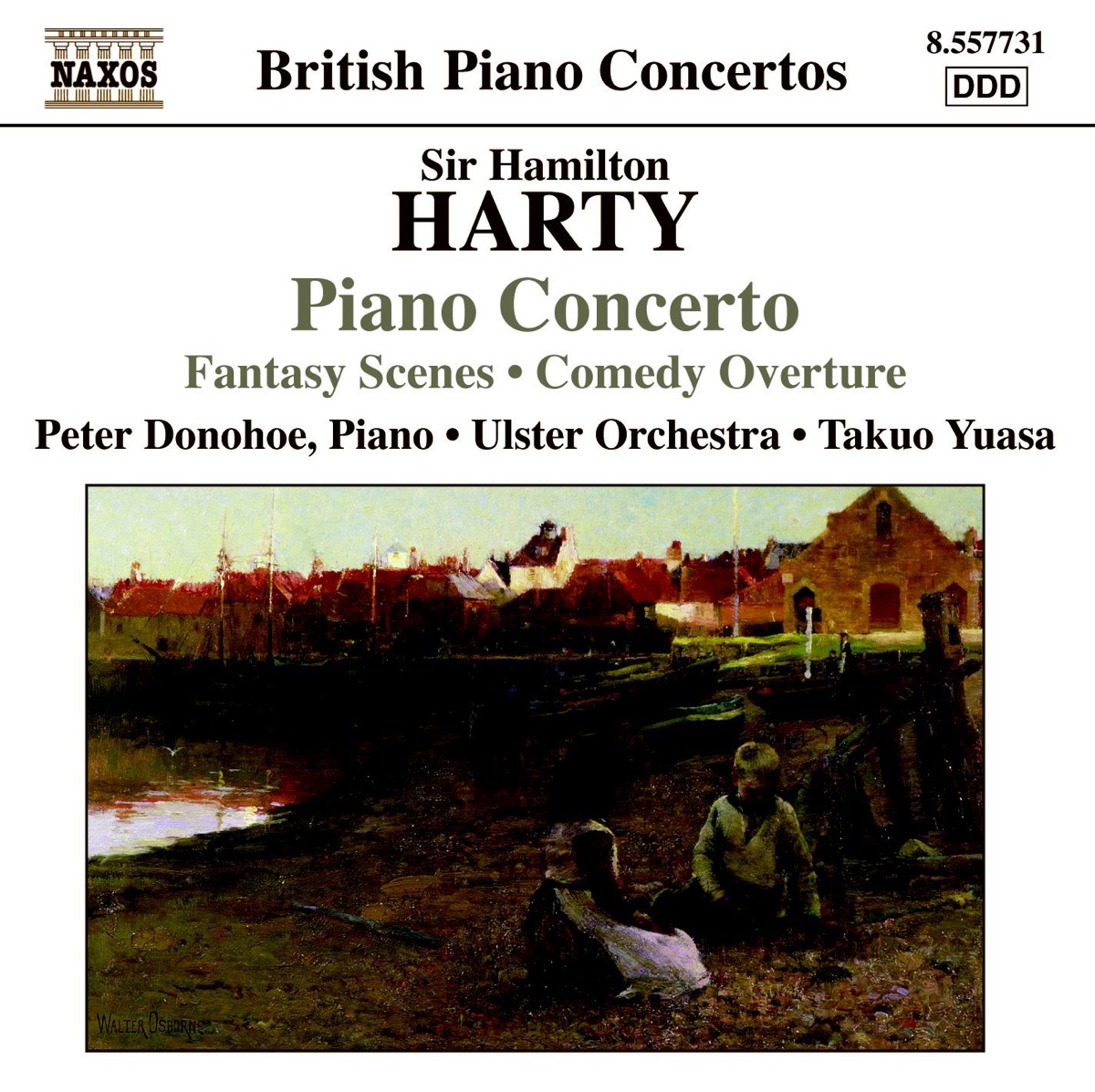 Harty: Piano Concerto by Peter Donohoe, Takuo Yuasa & Ulster Orchestra album cover