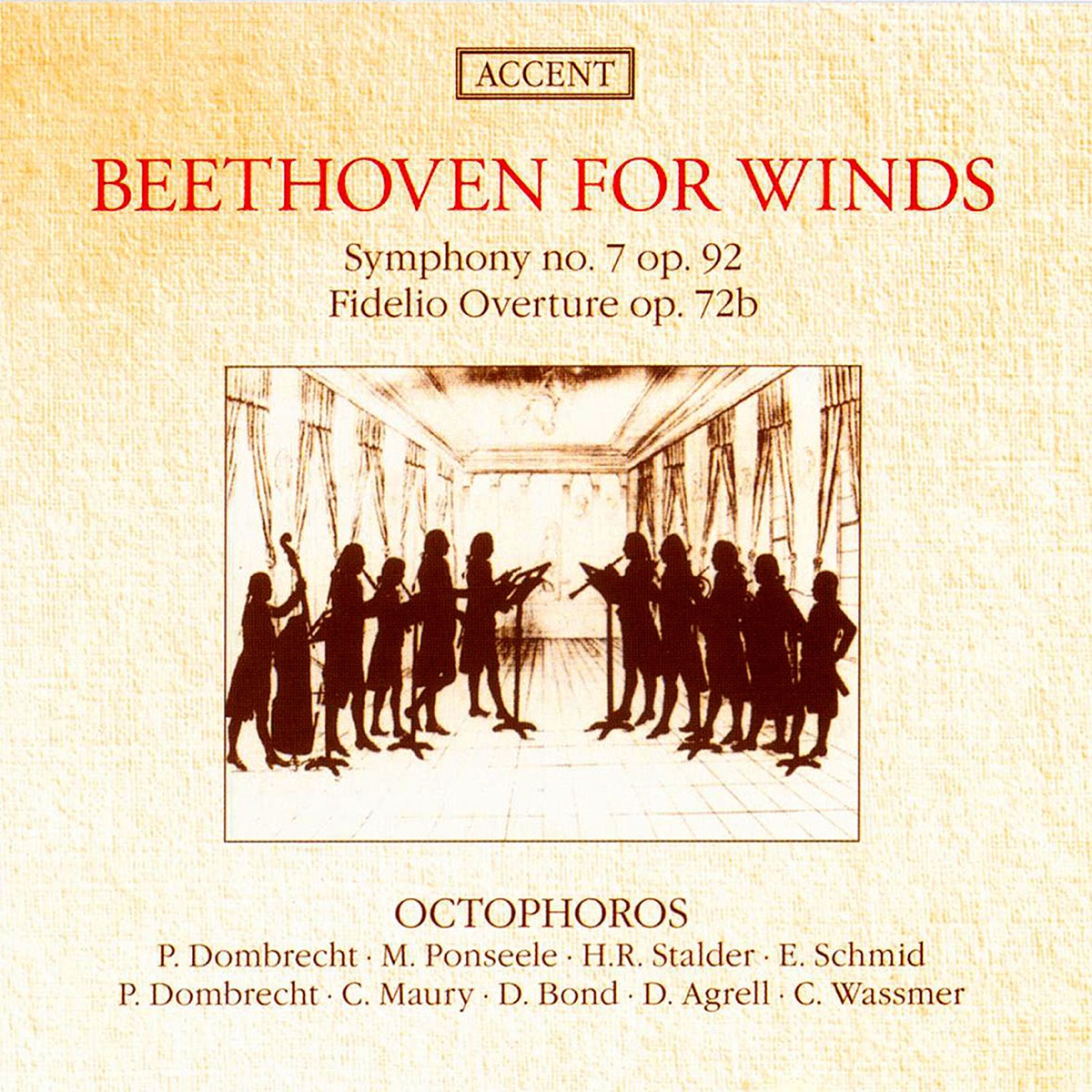 Beethoven: Symphony No. 7 - Overture to Fidelio by Octophoros album cover