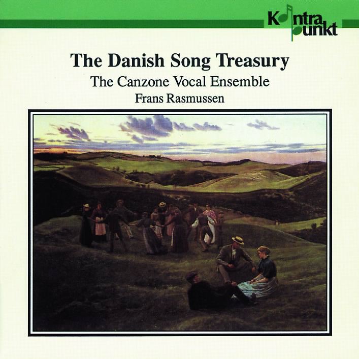 The Danish Song Treasury by Canzone Vocal Ensemble & Frans Rasmussen album cover