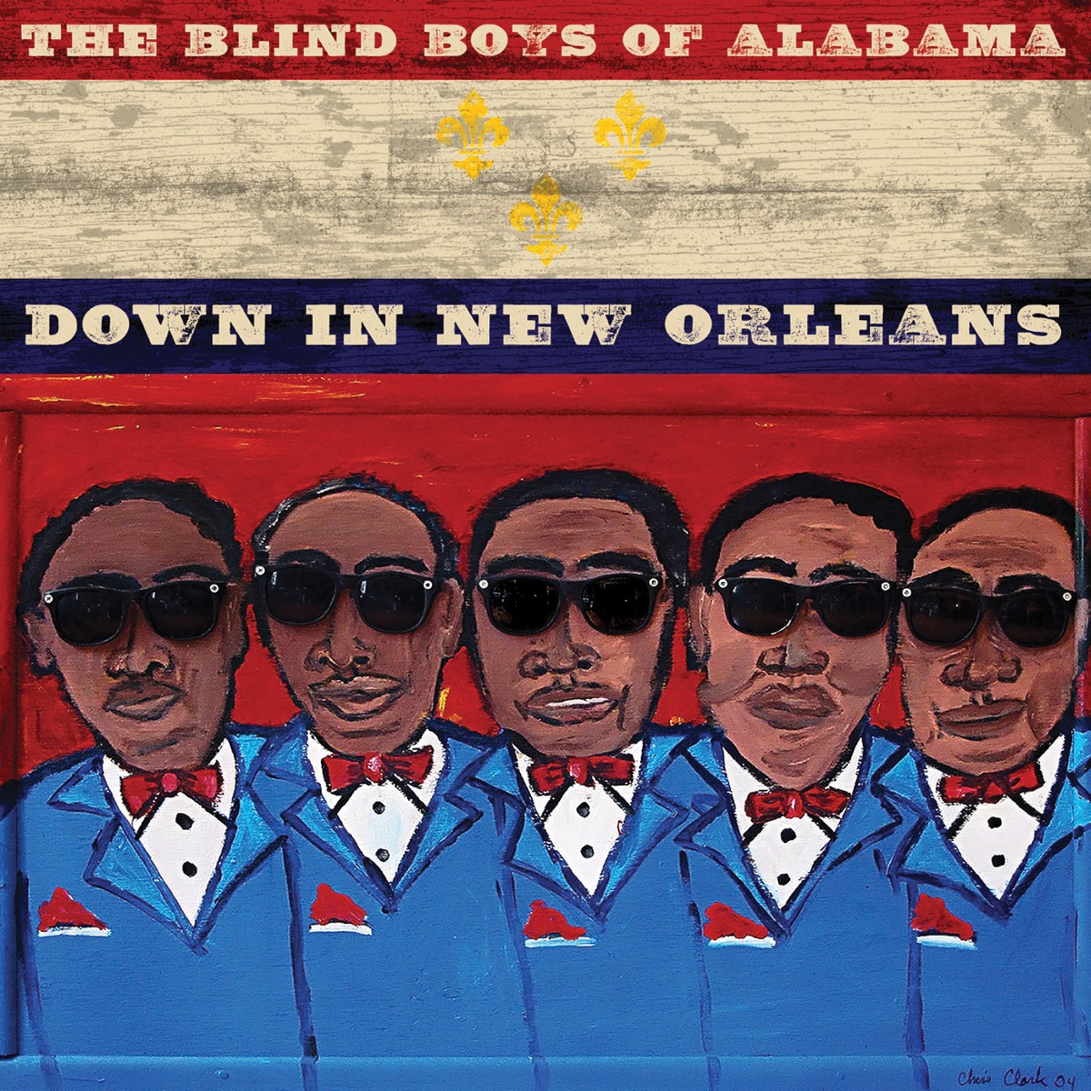 Down In New Orleans (Deluxe Version) by The Blind Boys of Alabama album cover