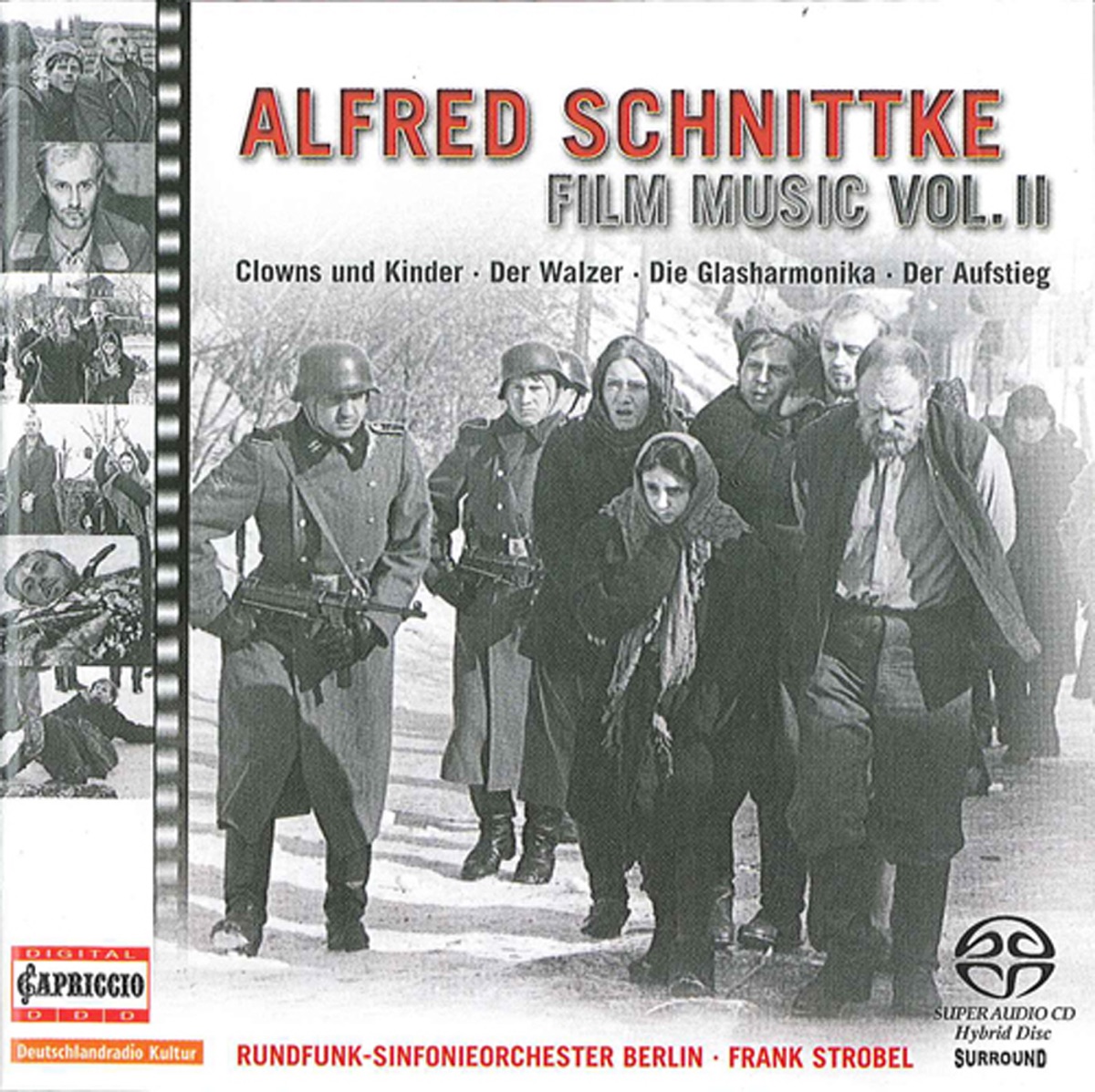 Schnittke, A.: Film Music, Vol. 2 by Frank Strobel & Rundfunk-Sinfonieorchester Berlin album cover