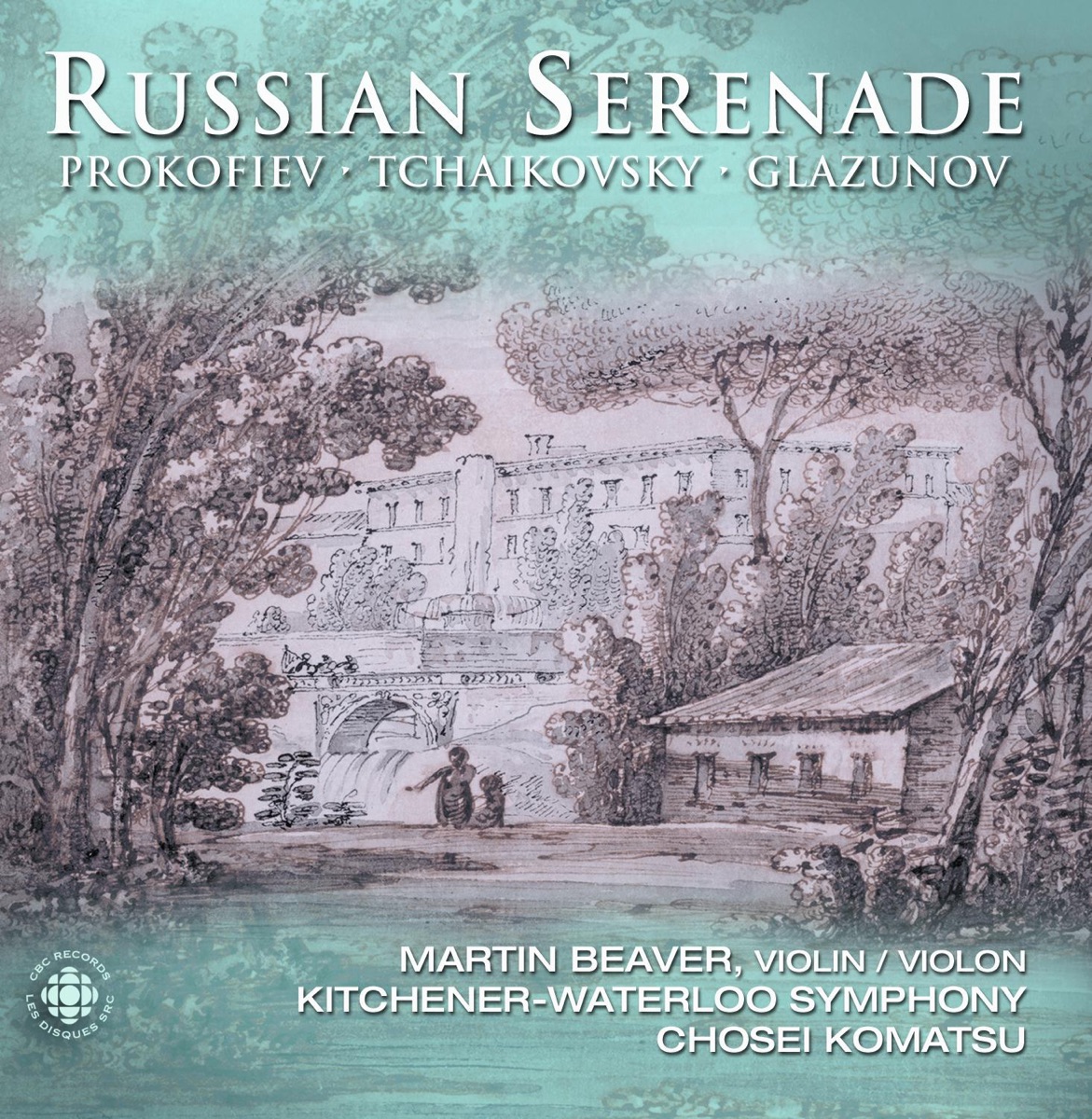 Prokofiev - Glazunov: Violin Concertos by Martin Beaver, Chosei Komatsu & Kitchener-Waterloo Symphony album cover
