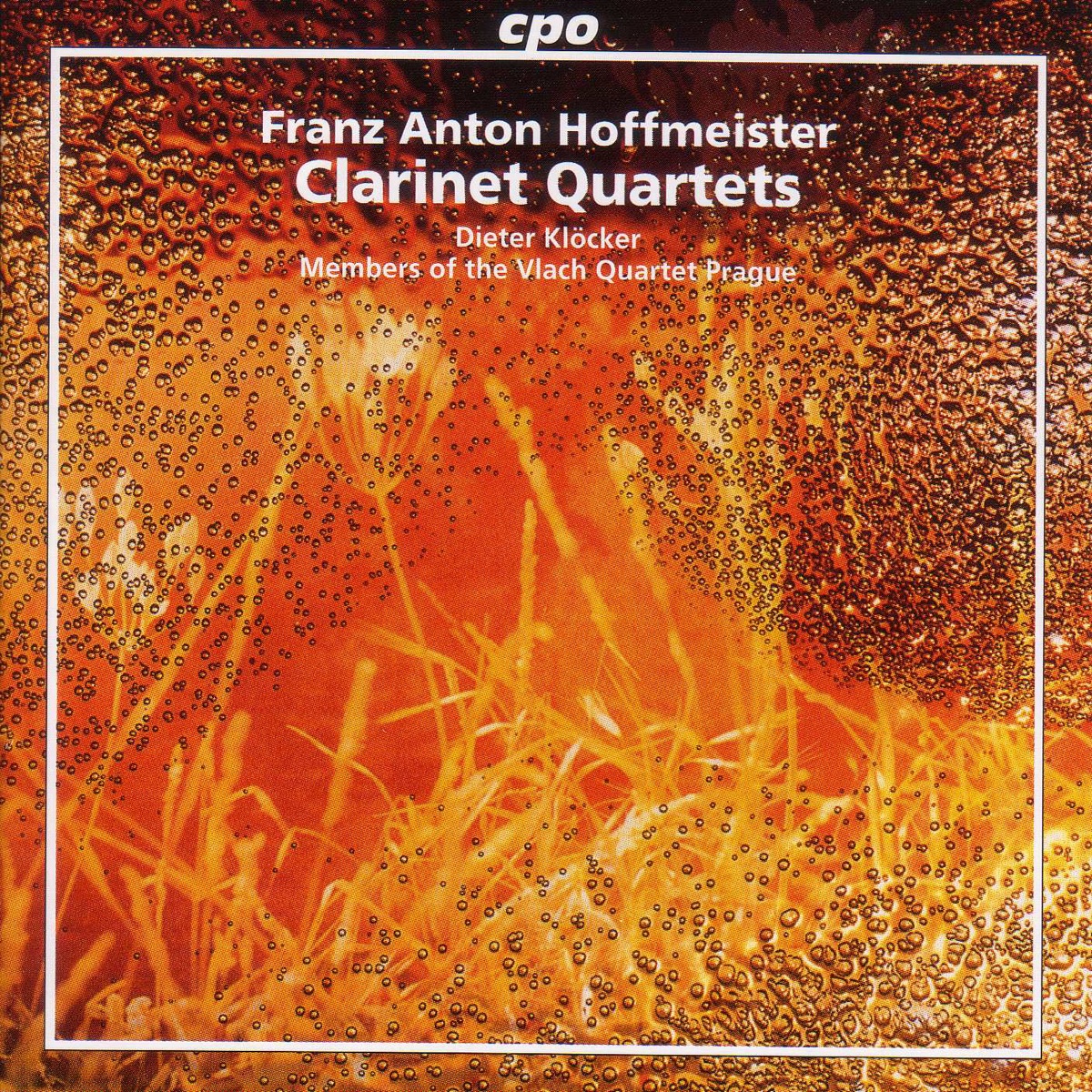 Hoffmeister: Clarinet Quartets by Dieter Klöcker & Vlach Quartet Prague album cover