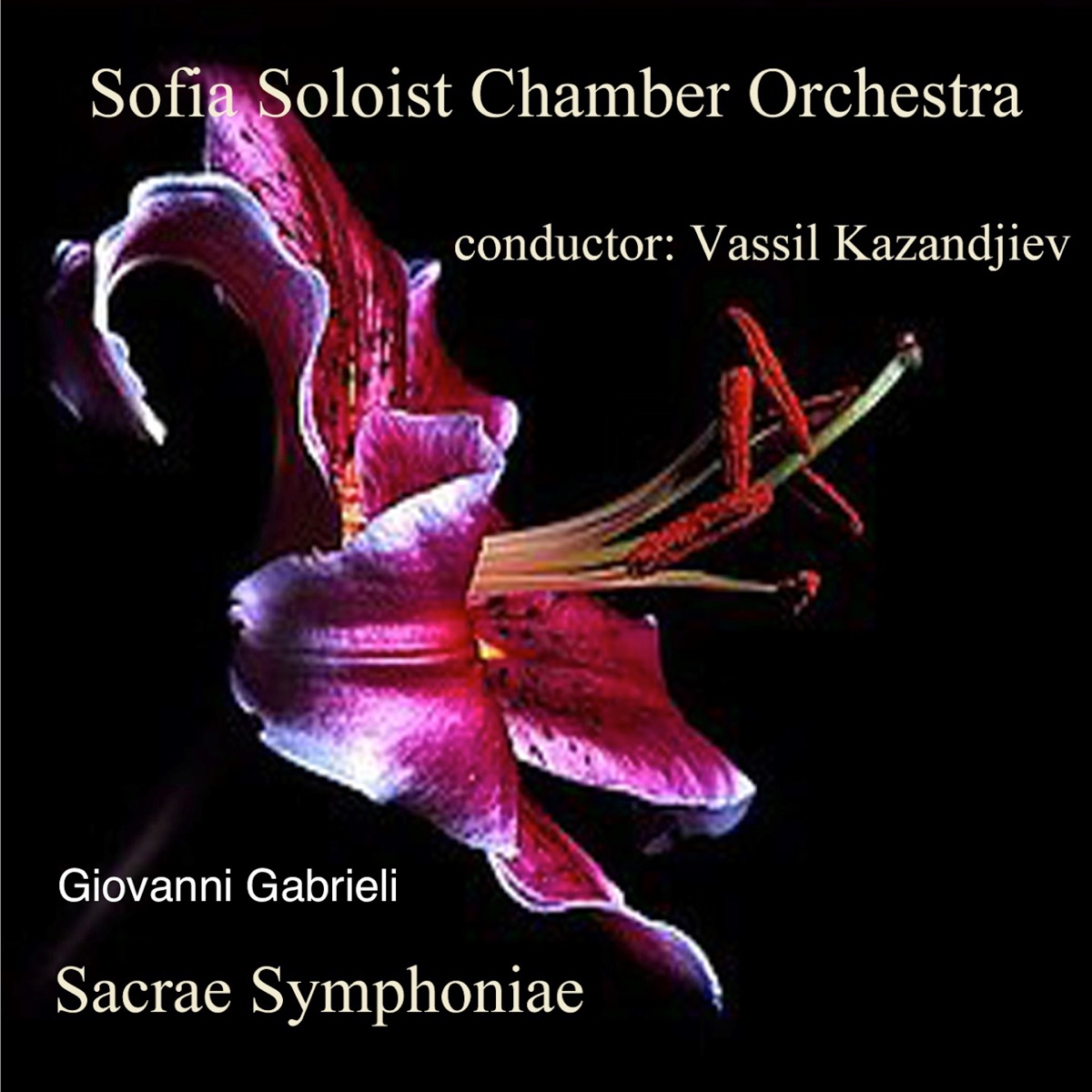 Giovanni Gabrieli: Sacrae Symphoniae by Sofia Soloists Chamber Orchestra & Vassil Kazandjiev album cover