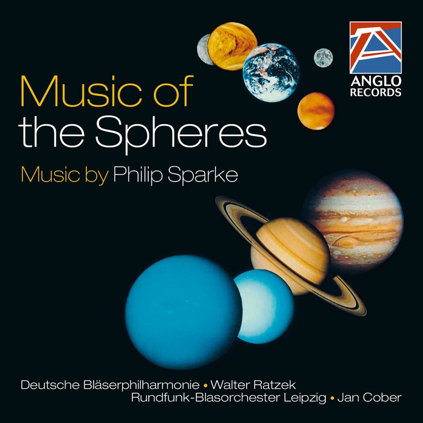 Music of the Spheres by Deutsche Bläserphilharmonie, Rundfunk-Blasorchester Leipzig, Walter Ratzek & Jan Cober album cover
