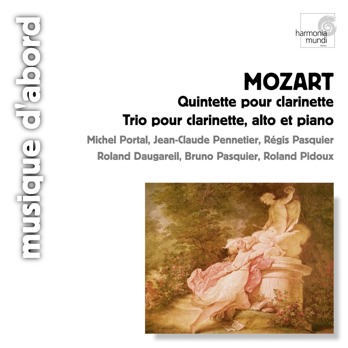 Mozart: Quintette avec Clarinette, Trio "des Quilles" by Bruno Pasquier, Michel Portal, Roland Daugareil, Roland Pidoux & Régis Pasquier album cover