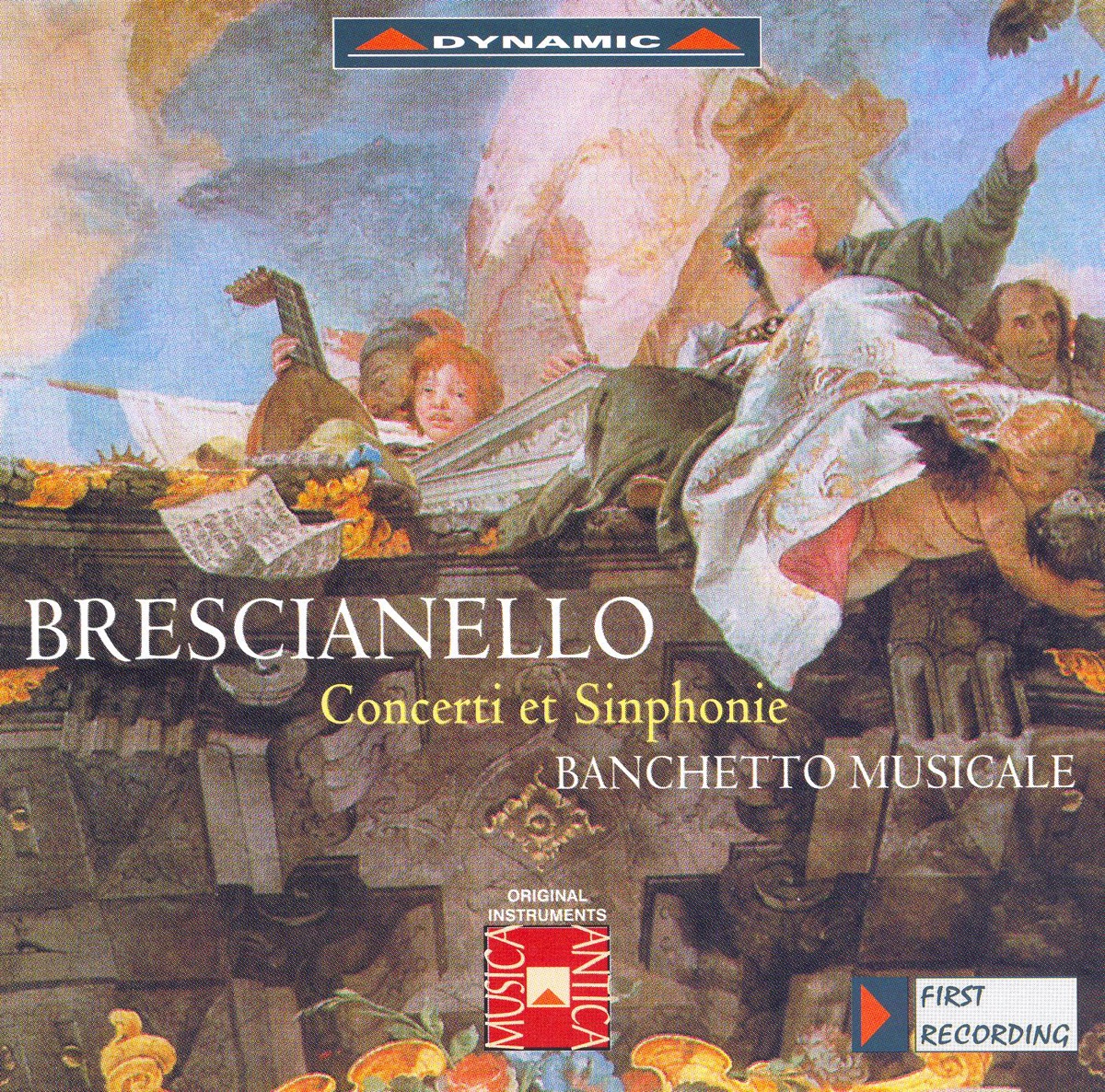 Brescianello: Violin Concertos and Symphonies, Op. 1 by Banchetto Musicale album cover