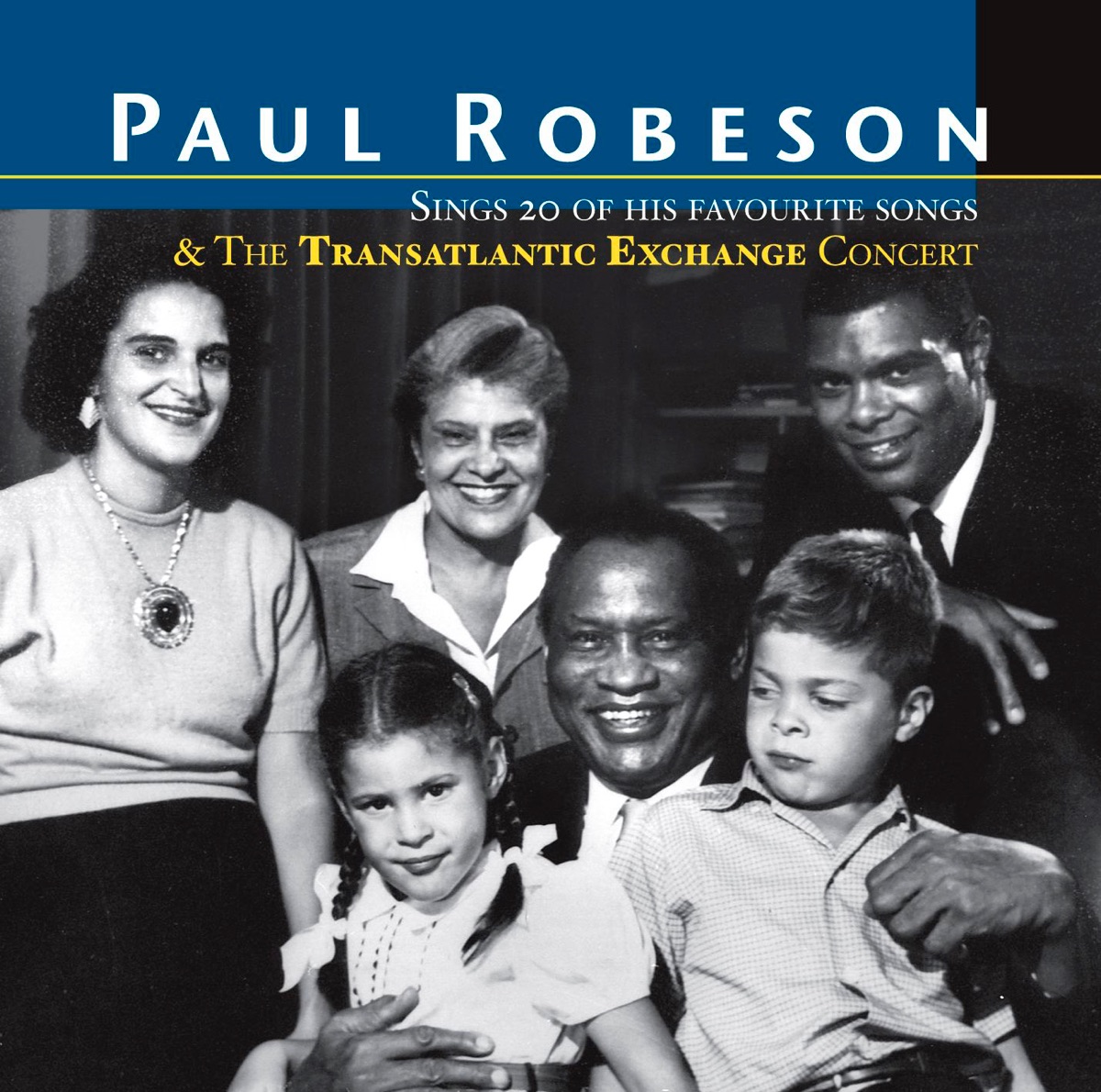 20 Songs & Transatlantic Exchange by Paul Robeson album cover