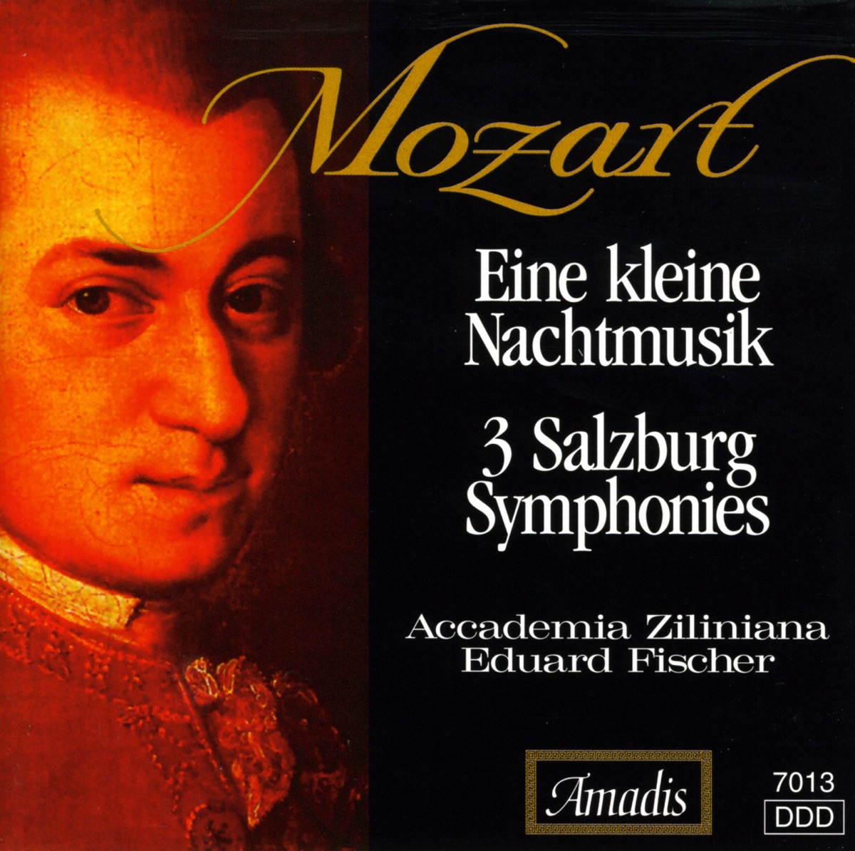 Mozart: Kleine Nachtmusik (Eine) - Salzburg Symphonies Nos. 1-3 by Eduard Fischer & Accademia Ziliniana album cover