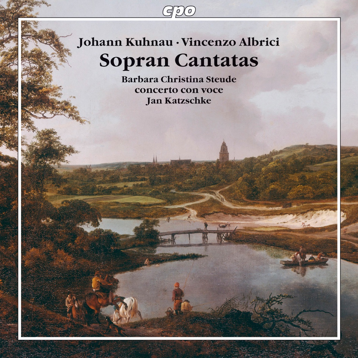 Kuhnau & Albrici: Sopran Cantatas by Concerto Con Voce, Barbara Christina Steude & Jan Katzschke album cover