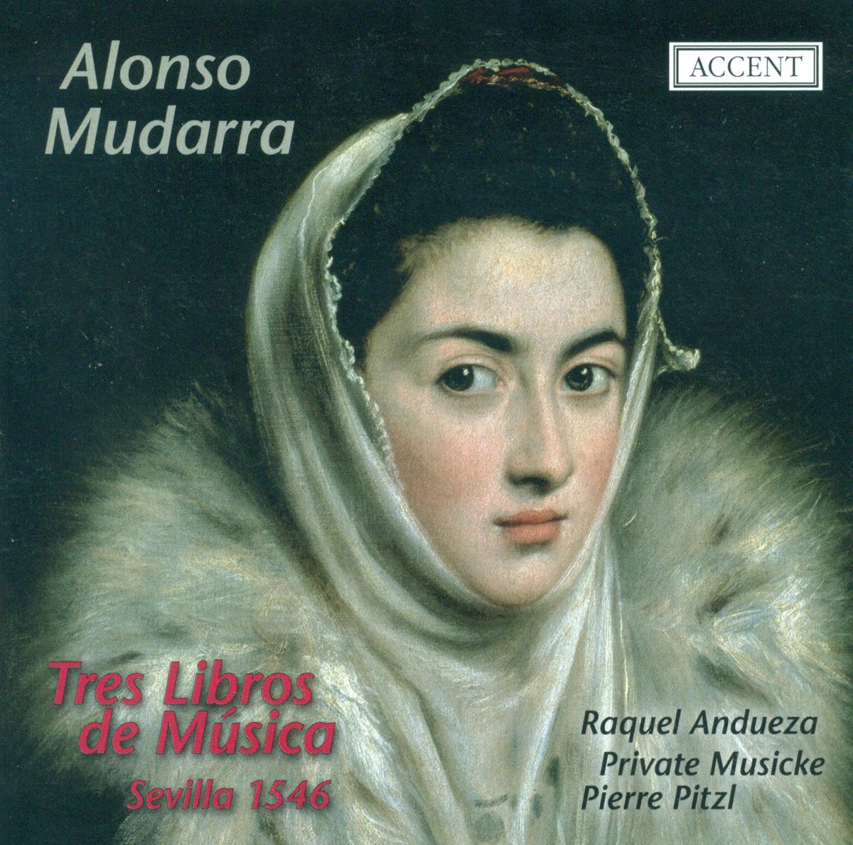Mudarra, A.: 3 Libros de Musica by Pierre Pitzl, Raquel Andueza & Private Musicke album cover