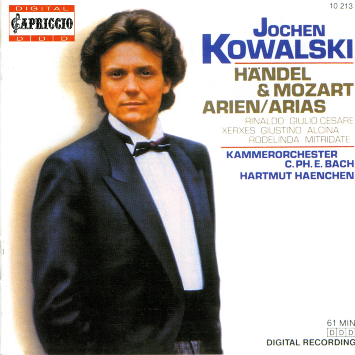 Opera Arias (Counter-Tenor): Kowalski, Jochen - Handel, G.F. - Mozart, W.A. by Carl Philipp Emanuel Bach Chamber Orchestra, Hartmut Haenchen & Jochen Kowalski album cover