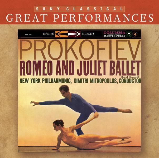 Prokofiev: Romeo and Juliet Ballet (Excerpts); Lieutenant Kijé Suite; Mussorgsky: Night On Bald Mountain [Great Performances] by Dimitri Mitropoulos & New York Philharmonic album cover