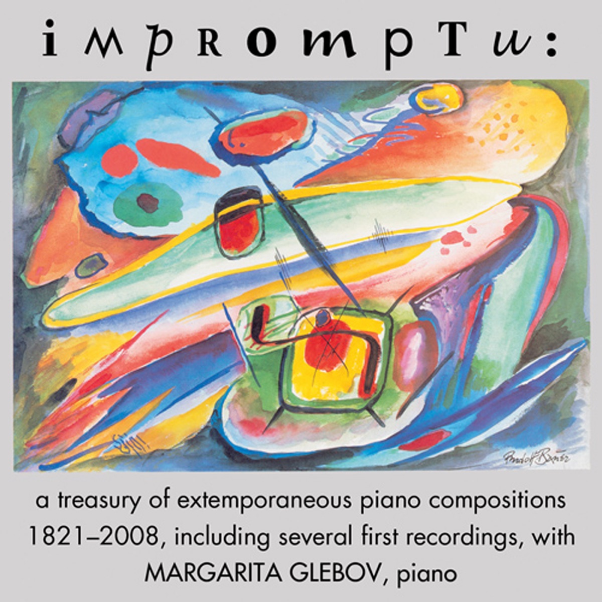 Impromptu: A Treasury of Extemporaneous Piano Compsitions, 1821-2008 by Margarita Glebov album cover