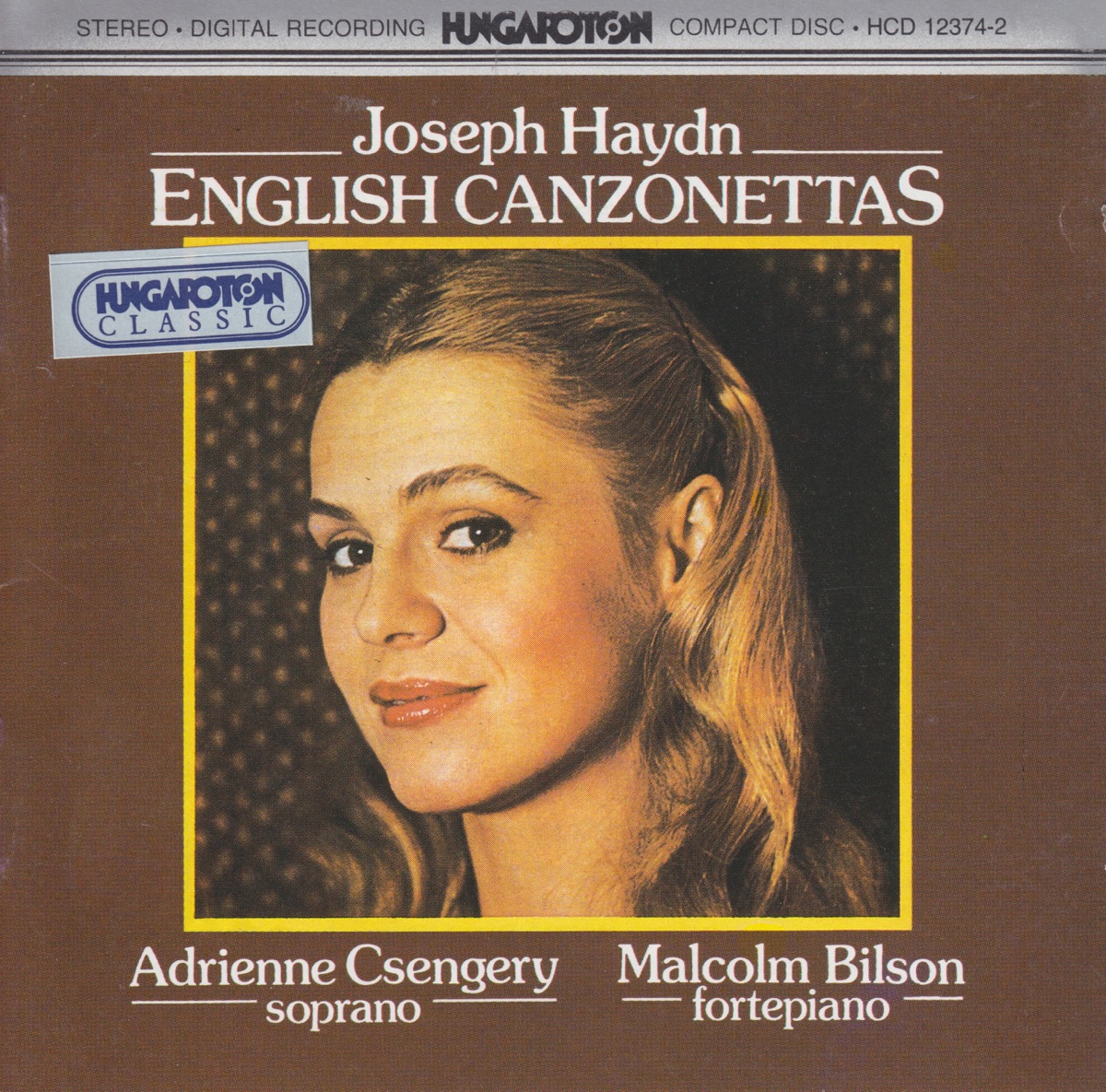 J. Haydn: English Canzonettas by Adrienne Csengery & Malcolm Bilson album cover