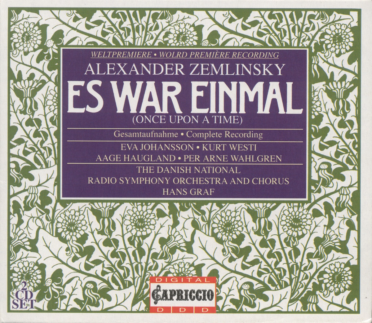 Zemlinsky, A. Von: Es War Einmal … [Opera] by Susse Lillesoe, Per-Arne Wahlgren, Aage Haugland, Christian Christiansen, Guido Paevatalu, Kurt Westi, Hans Graf, Eva Johansson, Danish National Symphony Orchestra, Danish National Radio Symphony Choir & Ole Hedegaard album cover