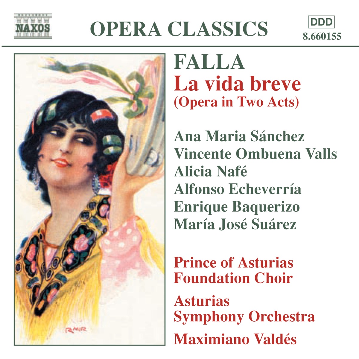 Falla: Vida Breve (La) by Enrique Baquerizo album cover