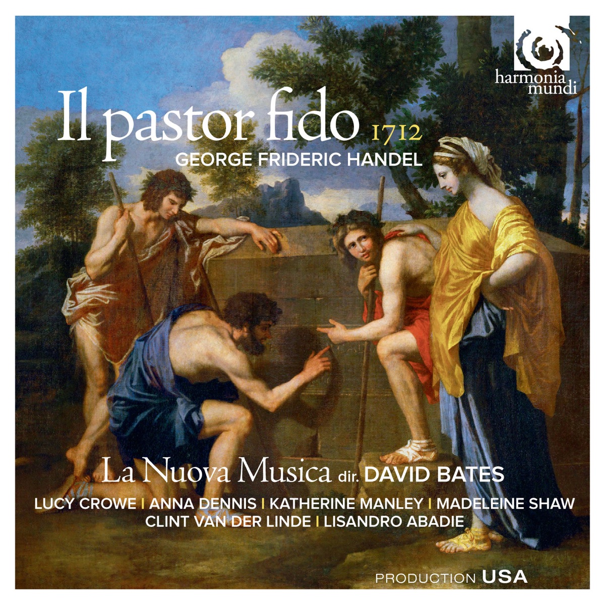 Handel: Il pastor fido by David Bates & La Nuova Musica album cover