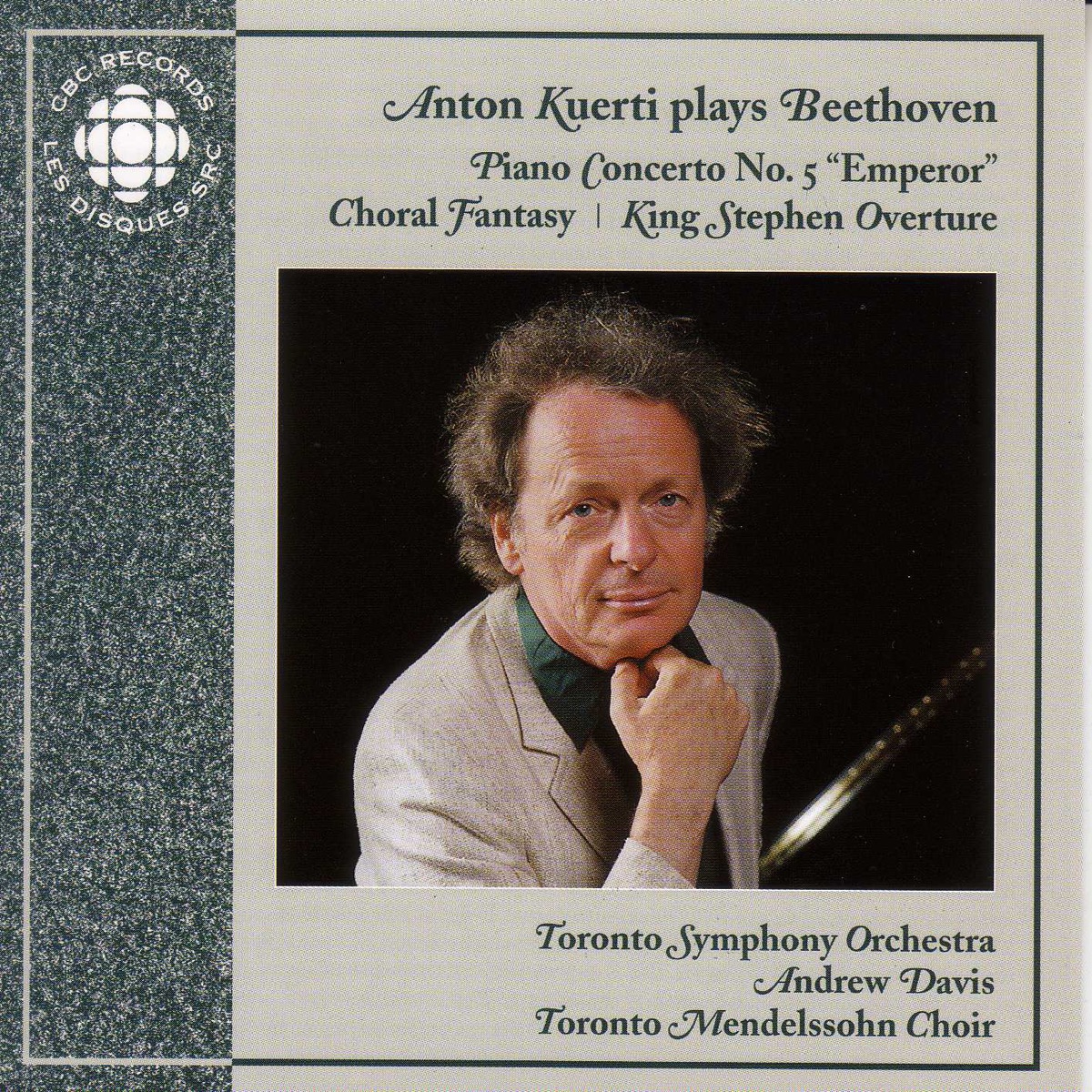 Anton Kuerti Plays Beethoven, Vol. 1 by Anton Kuerti, Sir Andrew Davis, Toronto Symphony Orchestra & Toronto Mendelssohn Choir album cover