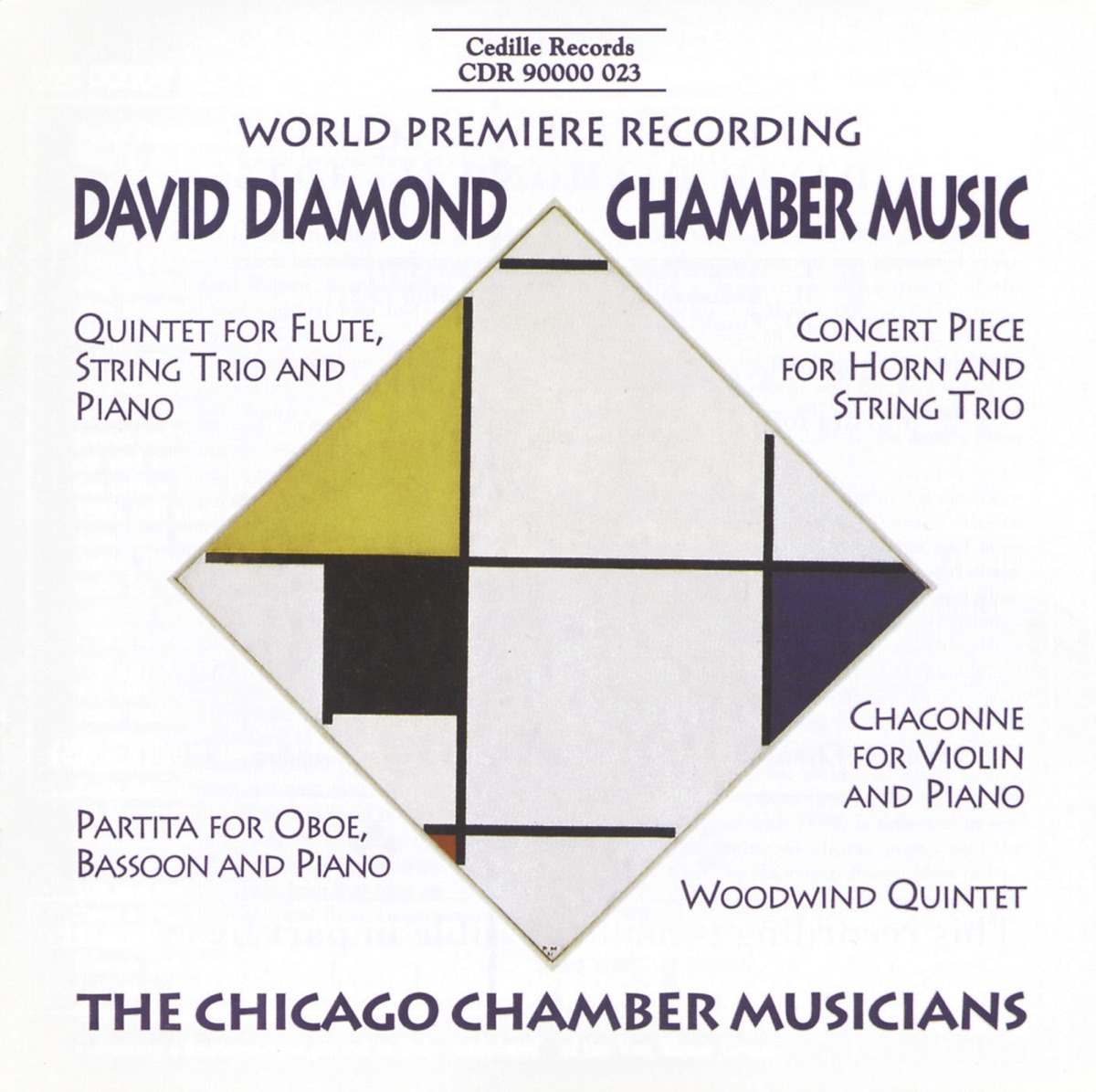 Diamond: Chamber Music by Chicago Chamber Musicians album cover