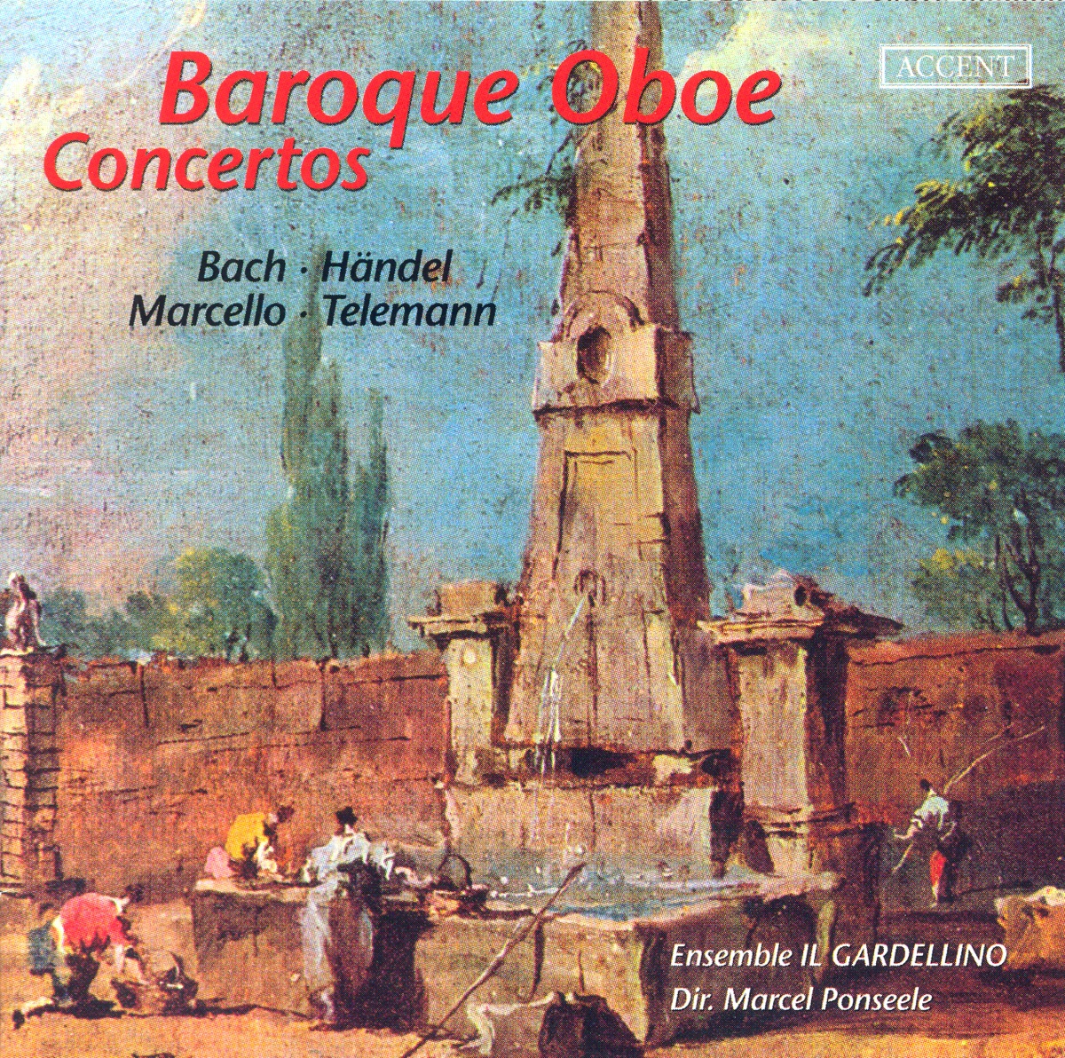 Baroque Oboe Concertos by Marcel Ponseele & Il Gardellino album cover