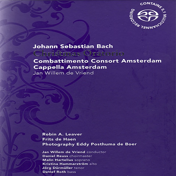 Bach: Christmas Oratorio by Combattimento Consort Amsterdam, Cappella Amsterdam & Jan Willem de Vriend album cover