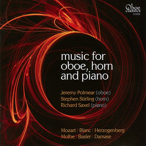 Music for Oboe, Horn & Piano by Jeremy Polmear, Stephen Stirling & Richard Saxel album cover