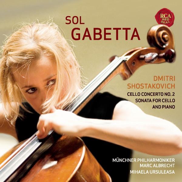 Schostakowitsch: Cello Concerto No. 2 - Sonata for Cello & Piano by Sol Gabetta & Munich Philharmonic album cover