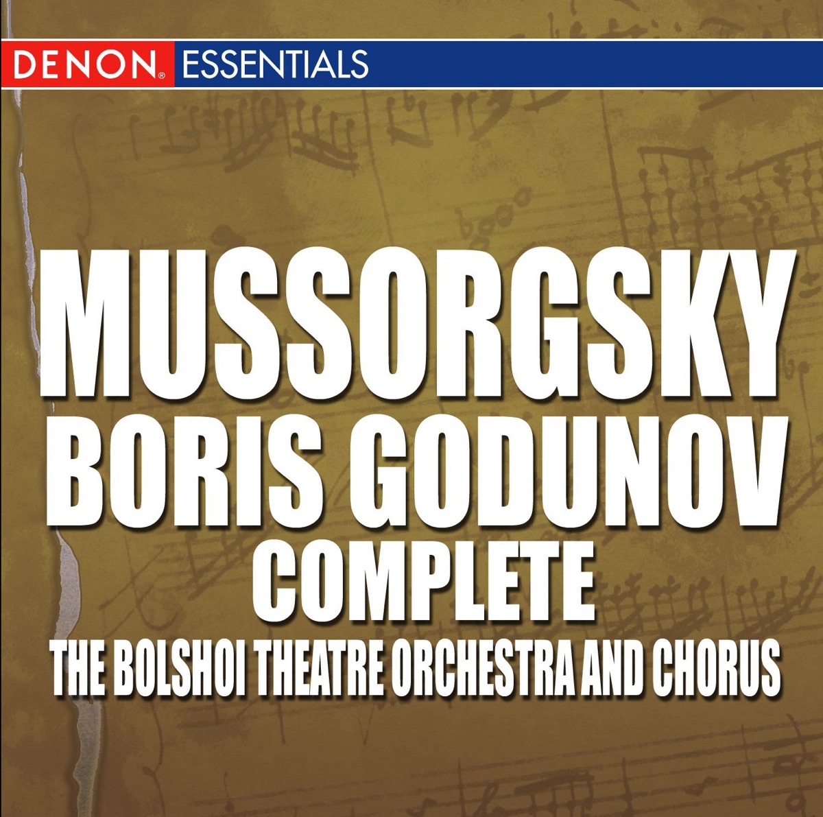 Mussorgsky: Boris Godunov by Bolshoi Theatre Orchestra, Mark Ermler & Bolshoi Theatre Soloists & Choir album cover