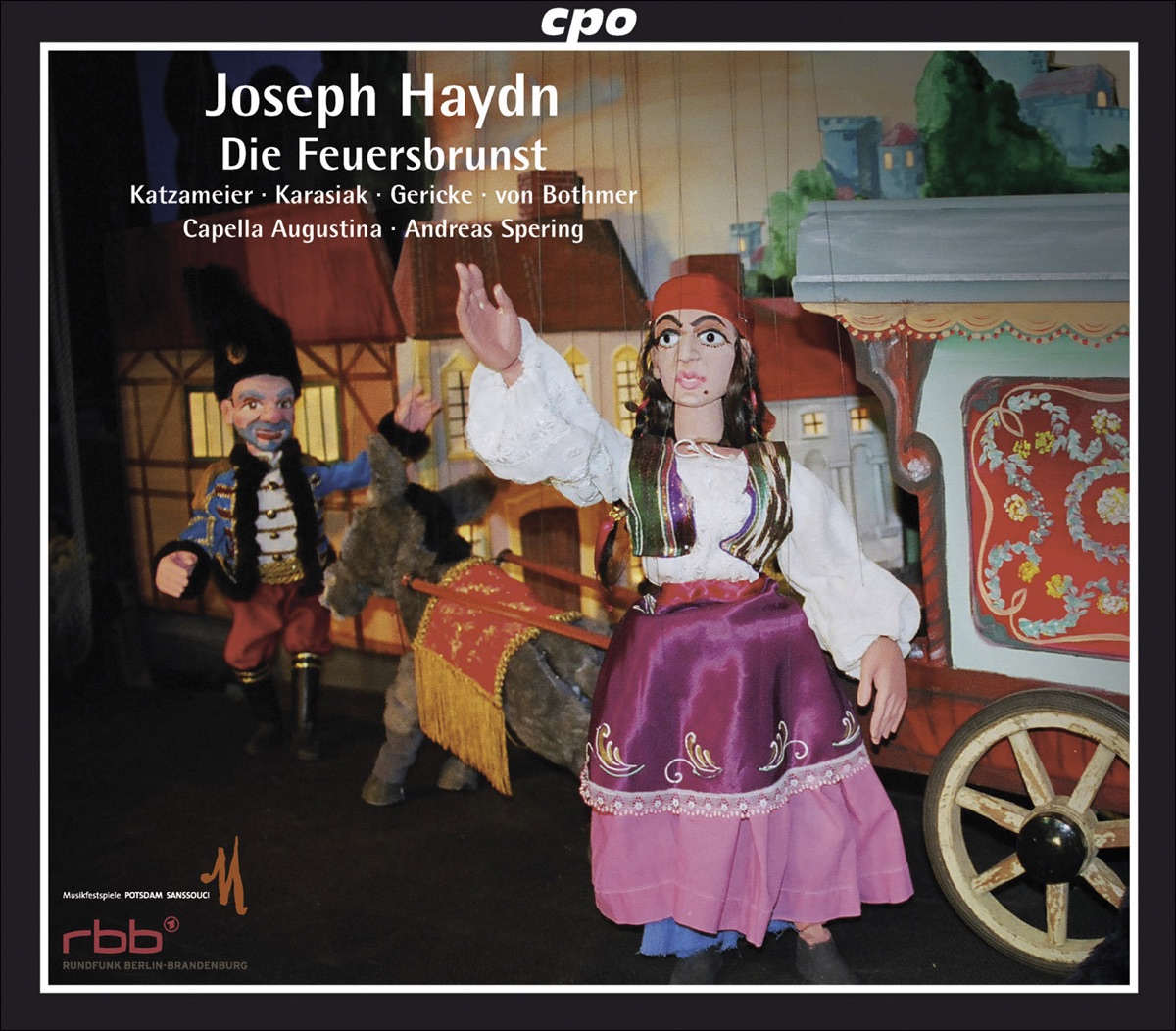 Haydn, F.J.: Feuersbrunst (Die) [Opera] by Andreas Karasiak, Andreas Spering, Capella Augustina, Ferdinand von Bothmer, Isa Gericke, Otto Katzameier, Klaus Heindl, Nadja Winter, Michael Klemm & Hans-Werner Bussinger album cover