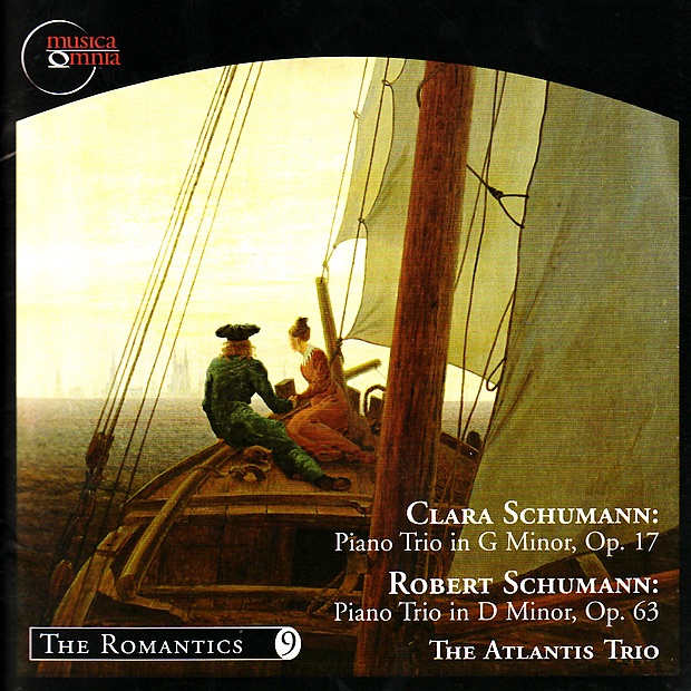 C. Schumann: Piano Trio In G Minor - R. Schumann: Piano Trio No. 1 In D Minor by The Atlantis Trio album cover