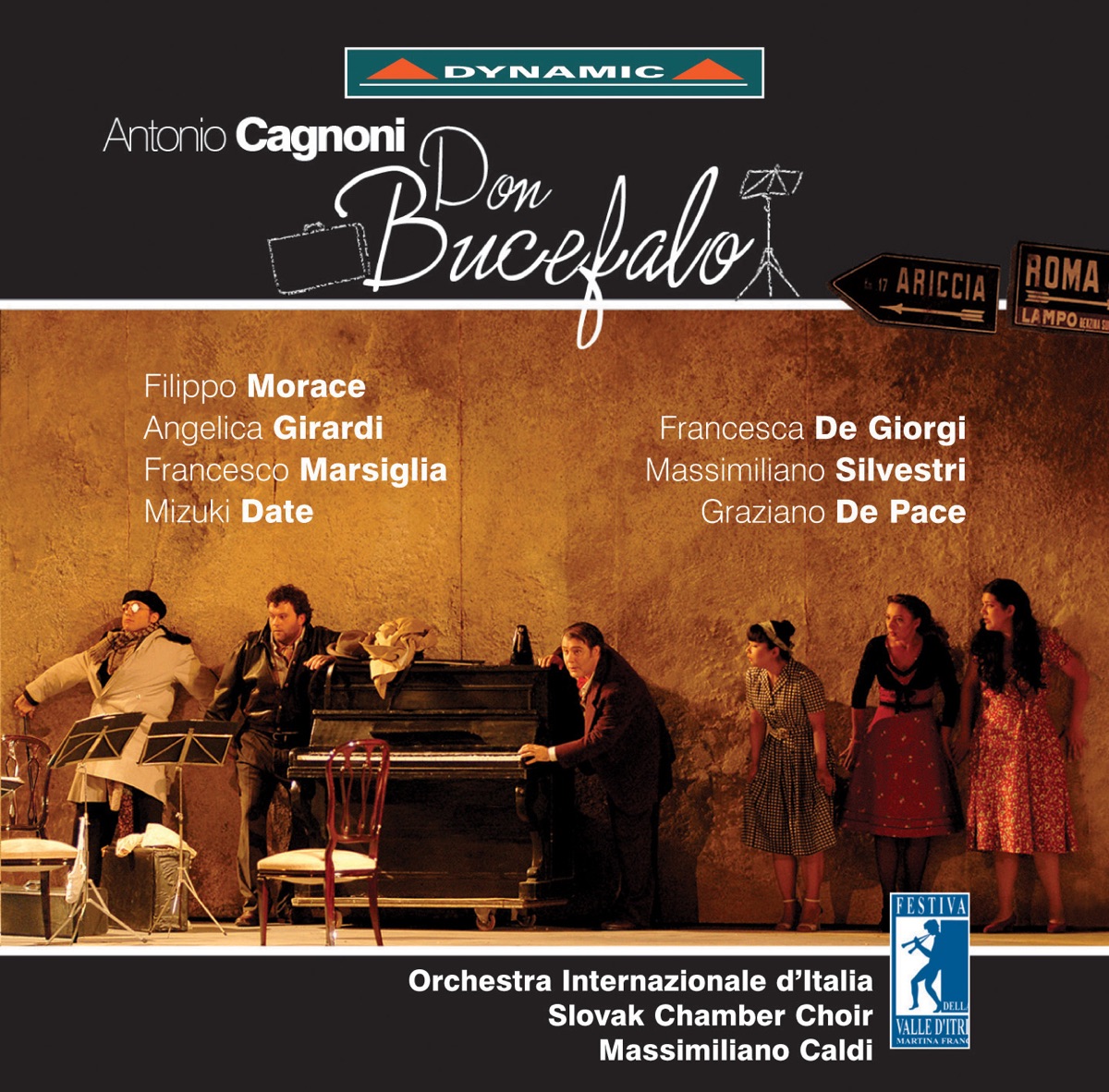 Cagnoni: Don Bucefalo (Opera) by Massimiliano Caldi, Slovak Chamber Choir, Filippo Morace, Angelica Girardi, Mizuki Date, Francesco Marsiglia, Francesca De Giorgi, Graziano de Pace, Orchestra Internazionale d'Italia & Massimilliano Silvestri album cover