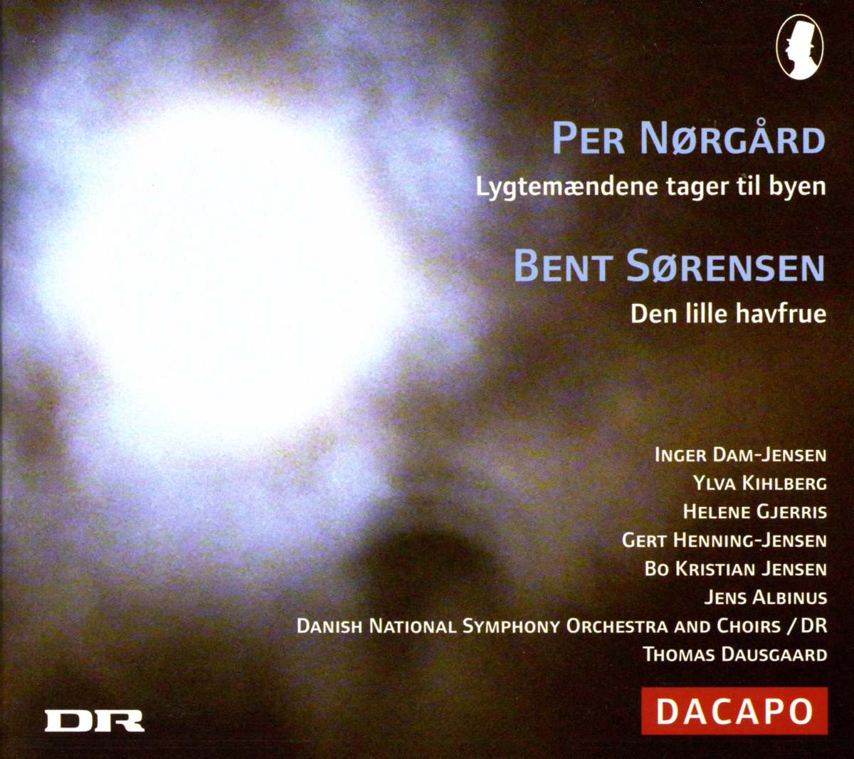 Norgard: Lygtemaendene Tager Til Byen - Sorensen: Den Lille Havfrue by Helene Gjerris, Bo Kristian Jensen, Danish National Symphony Orchestra, Thomas Dausgaard, Jens Albinus, Danish National Children's Choir, Gert Henning-Jensen, Inger Dam-Jensen, Ars Nova Copenhagen, Ylva Kihlberg, Sol og Mane, Danish National Junior Choir & Danish National Girls Choir album cover