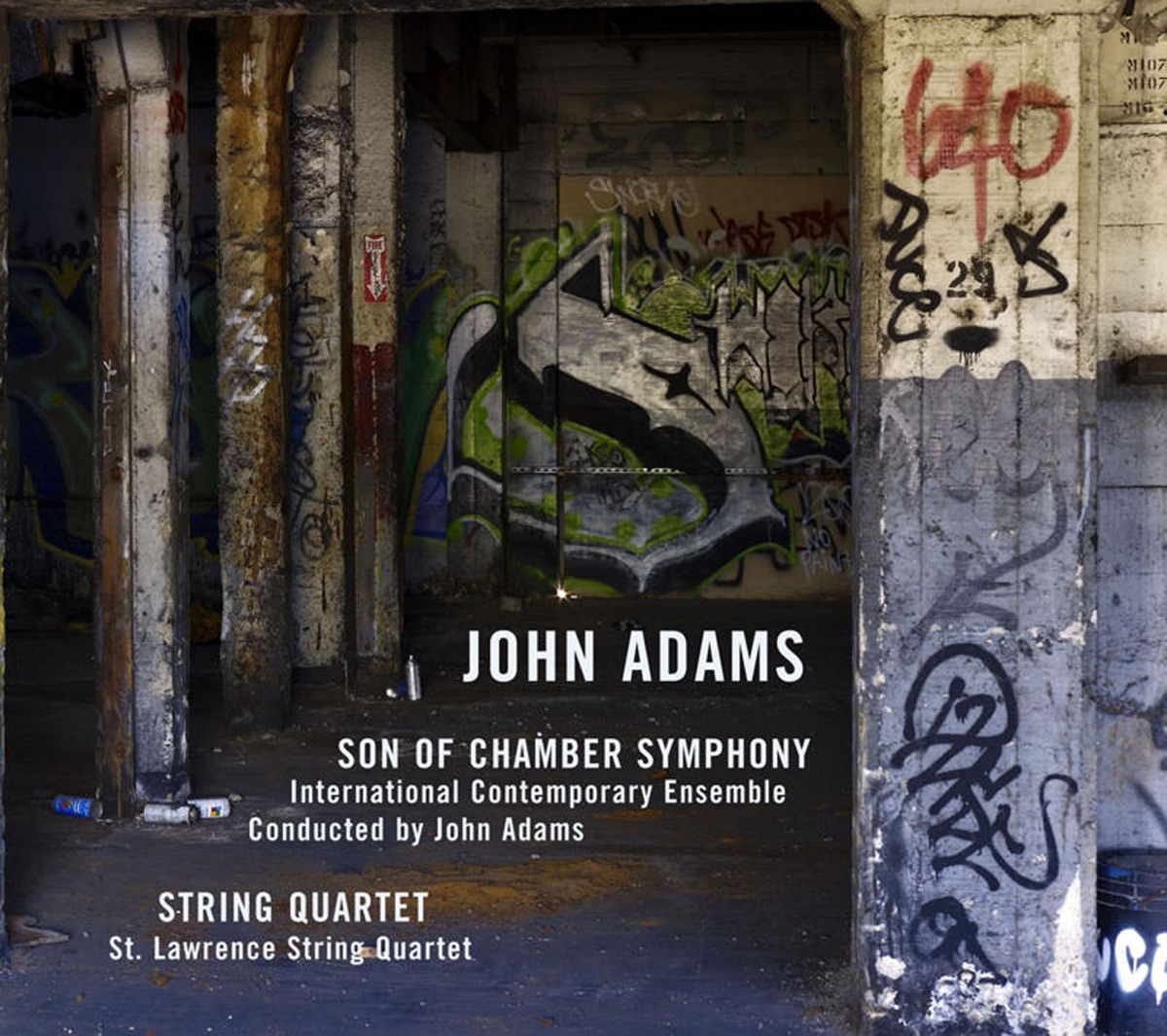 Adams: Son of Chamber Symphony & String Quartet by John Adams, International Contemporary Ensemble & St. Lawrence String Quartet album cover