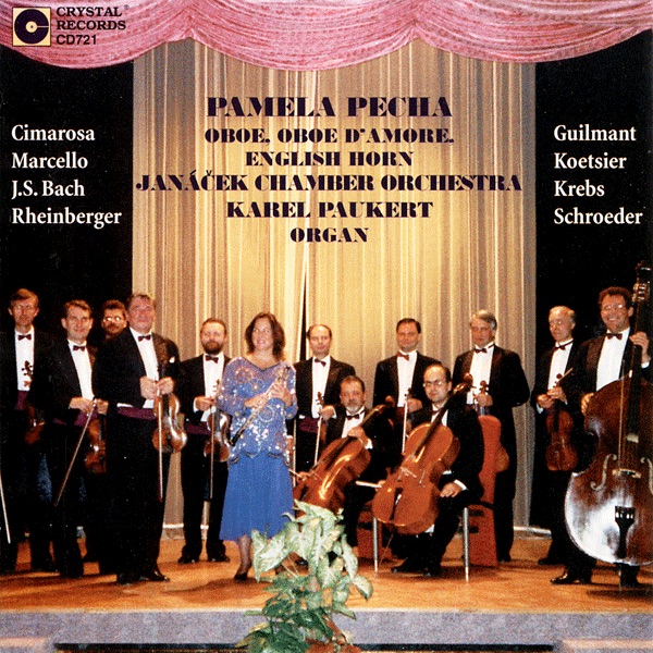 Pamela Pecha, Oboe, Oboe D'Amore, English Horn by Pamela Pecha, Janáček Chamber Orchestra, Karel Paukert, Jiří Válek, Marek Zvolánek, Bohuslav Matoušek & Petr Vronský album cover