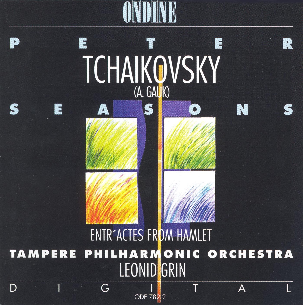 Tchaikovsky: The Seasons, Entr'actes from Hamlet by Tampere Philharmonic Orchestra & Leonid Grin album cover