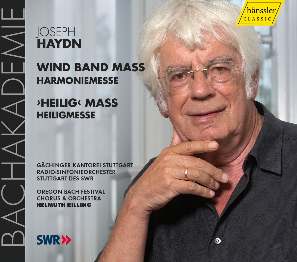 Haydn, J.: Mass In B Flat Major, "Harmoniemesse" - Mass In B Flat Major, "Heiligmesse" by Helmuth Rilling, Simona Šaturová, Daniela Sindram, Michael Nagy, Gächinger Kantorei Stuttgart, Stuttgart Radio Symphony Orchestra, James Taylor, Oregon Bach Festival Orchestra, Ingeborg Danz, Oregon Bach Festival Choir, Sibylla Rubens & Lothar Odinius album cover
