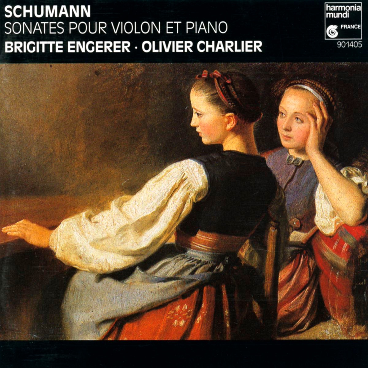 Schumann: Violin Sonatas, Op.105 & 121 by Olivier Charlier & Brigitte Engerer album cover