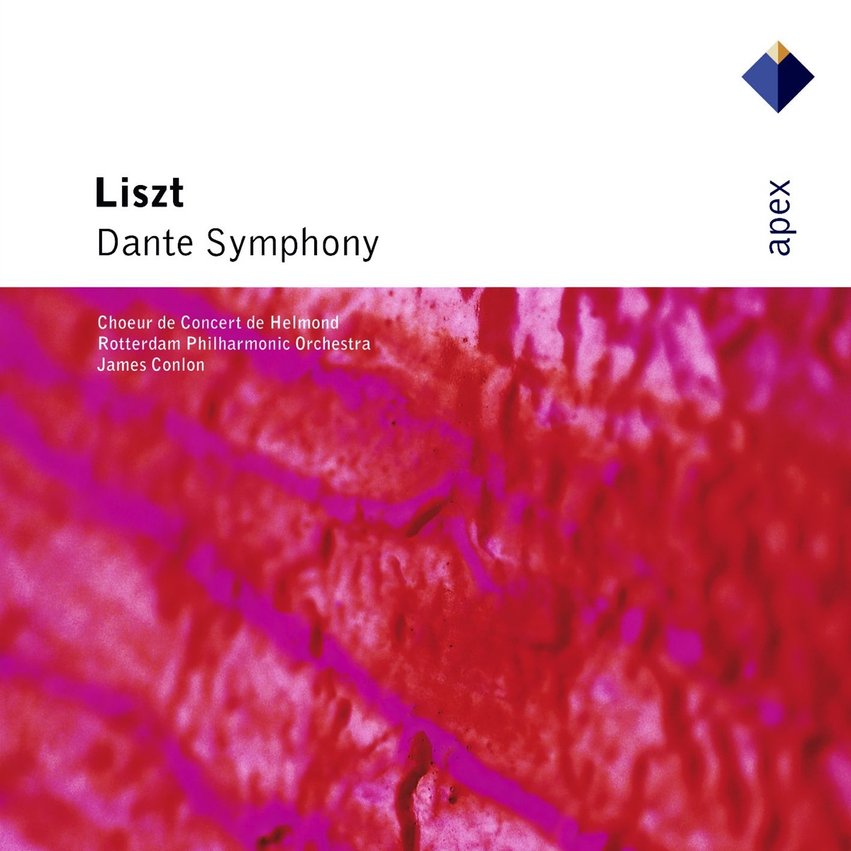 Liszt: Dante Symphony by Choeur de Concert de Helmond, James Conlon & Rotterdam Philharmonic Orchestra album cover