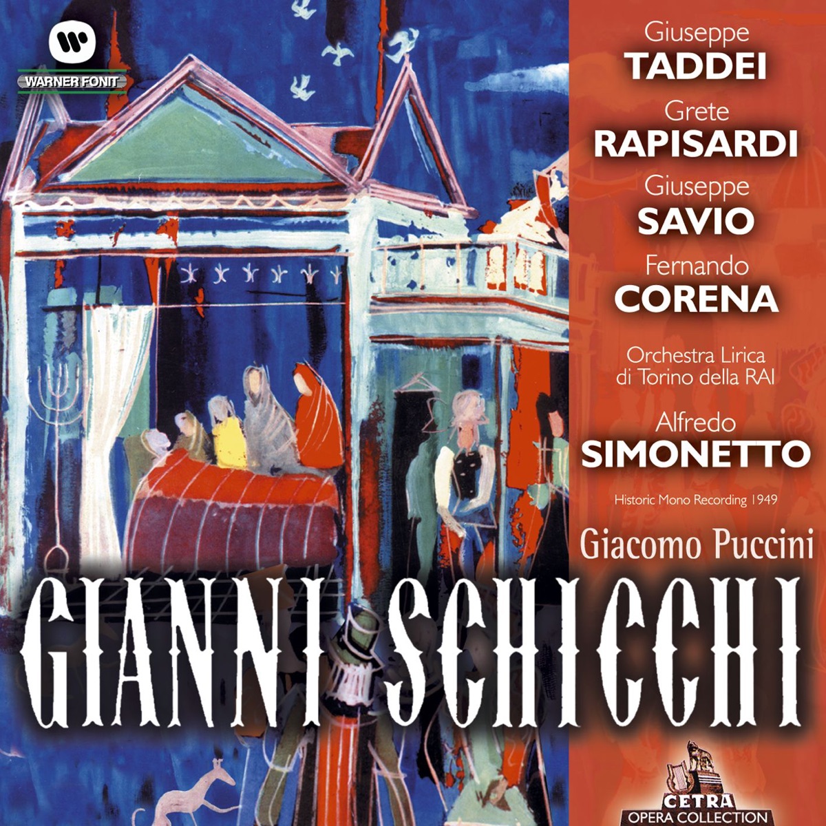 Puccini: Gianni Schicchi by Agnese Dubbini, Alfredo Simonetto & Orchestra Lirica di Torino della Rai album cover