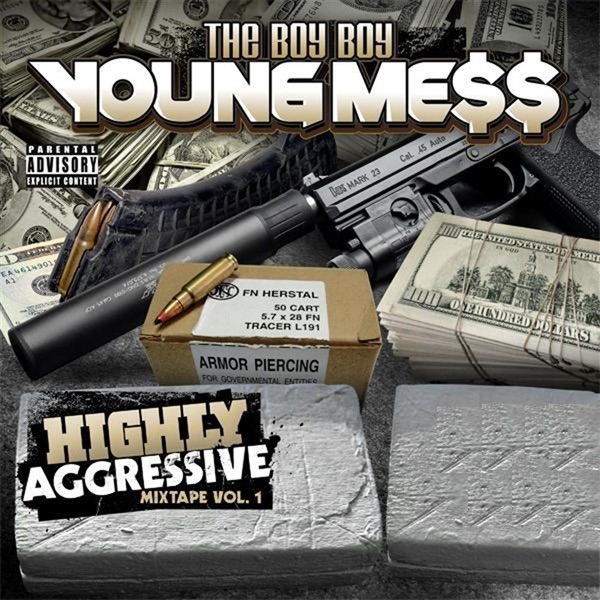 Highly Aggressive Mixtape, Vol. 1 by Messy Marv album cover