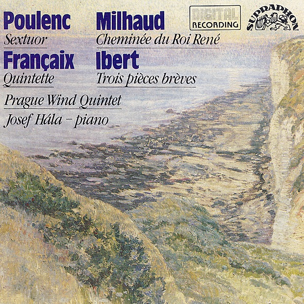 Poulenc / Milhaud / Ibert / Francaix: Modern French Music for Wind Instruments by Josef Hála & Prague Wind Quintet album cover