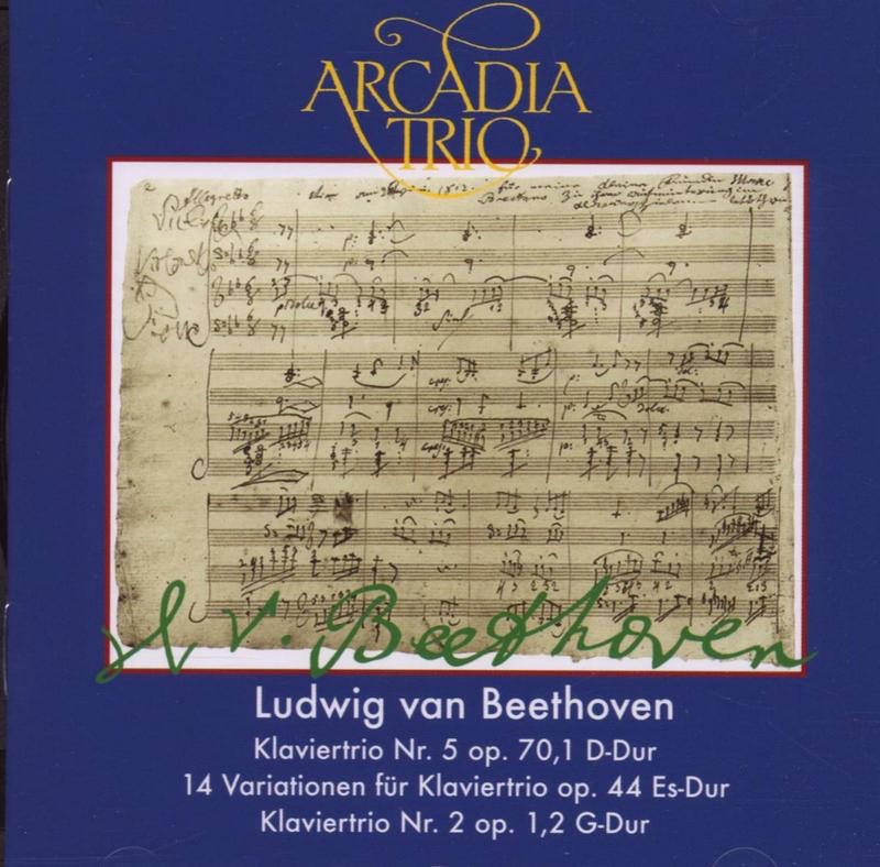 Beethoven: Klaviertrios by Arcadia Trio album cover