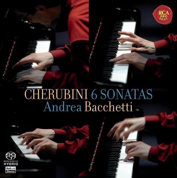 Cherubini: 6 Piano Sonatas by Andrea Bacchetti album cover
