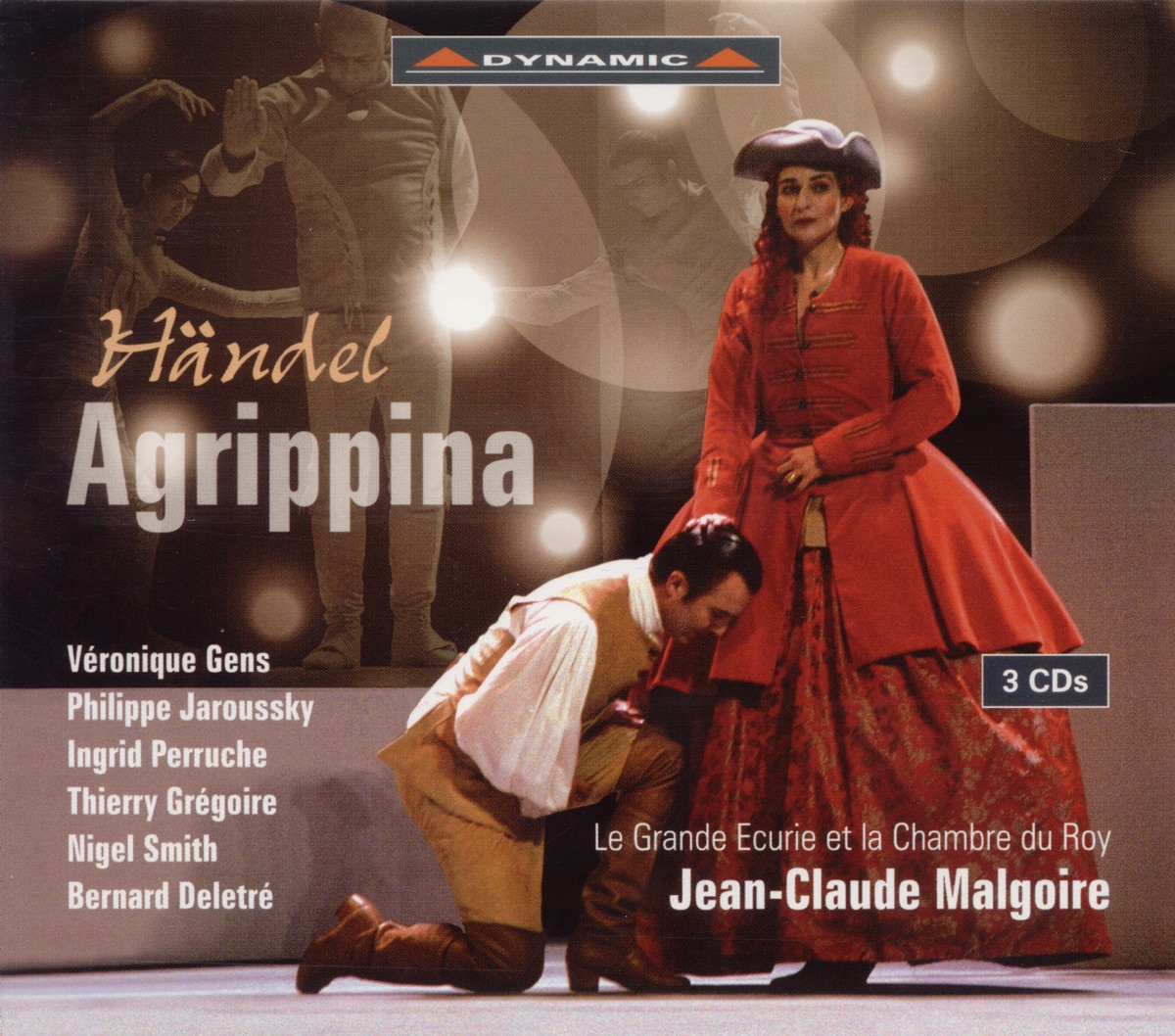 Handel: Agrippina by Bernard Deletre, Jean-Claude Malgoire & La Grande Écurie et la Chambre du Roy album cover