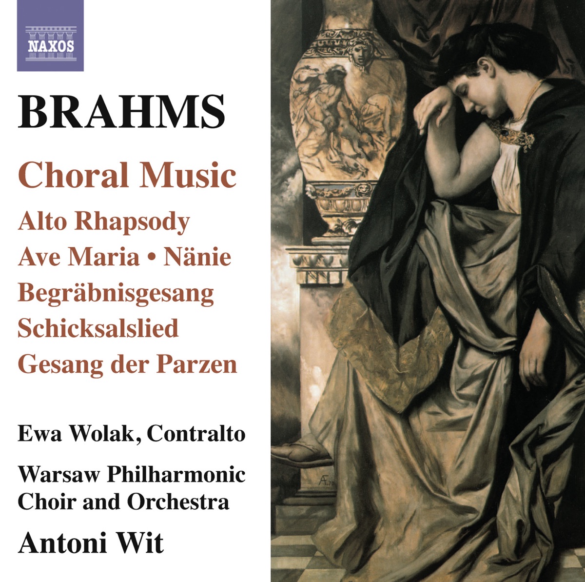 Brahms: Choral Music by Antoni Wit, Warsaw Philharmonic Choir, Warsaw Philharmonic Orchestra & Ewa Wolak album cover